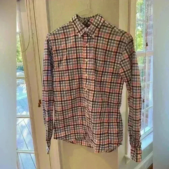Johnnie O Hangin Out Long Sleeve Mens Medium Shirt, Button Up - Picture 1 of 7